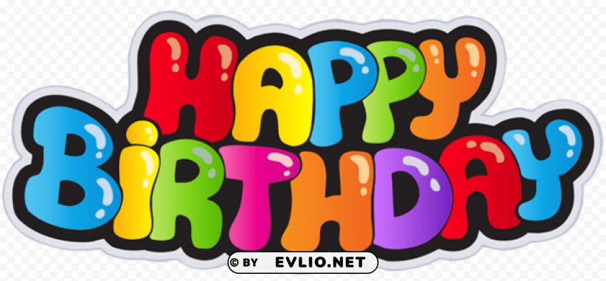 happy birthday PNG images free download transparent background