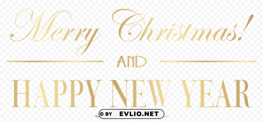 merry christmas and happy new year PNG download free PNG Images 9988705f