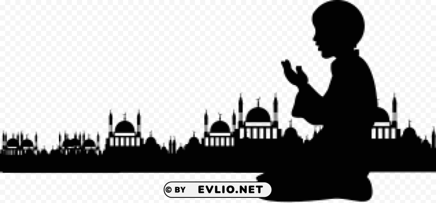 A Muslim Isolated Illustration in Transparent PNG