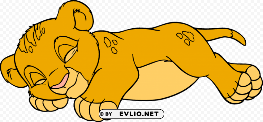 lion king Isolated Item on Clear Background PNG clipart png photo - d3247d25