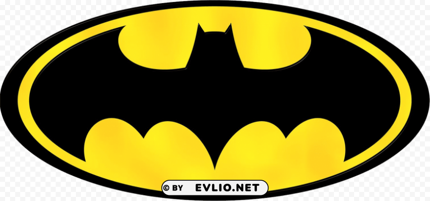 batman logo Isolated Illustration with Clear Background PNG png - Free PNG Images ID bb7200d0