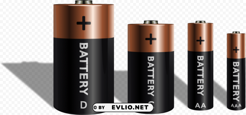 battery Clear Background Isolated PNG Illustration