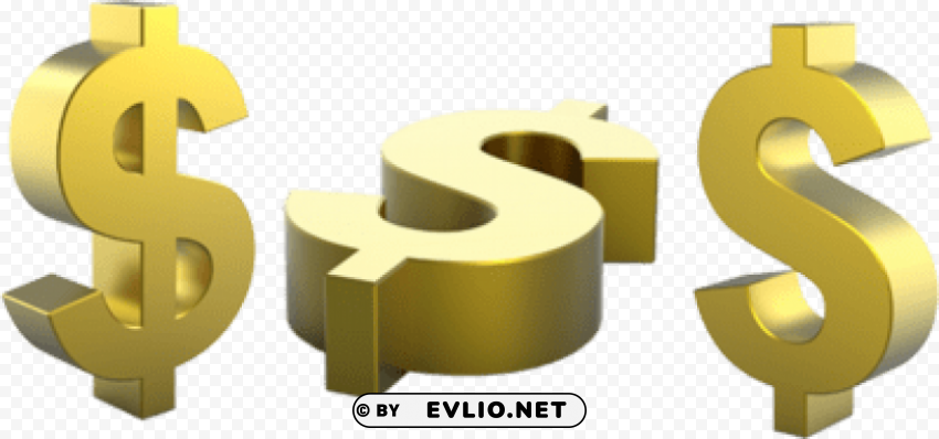 gold dollar pic Isolated Item on HighResolution Transparent PNG