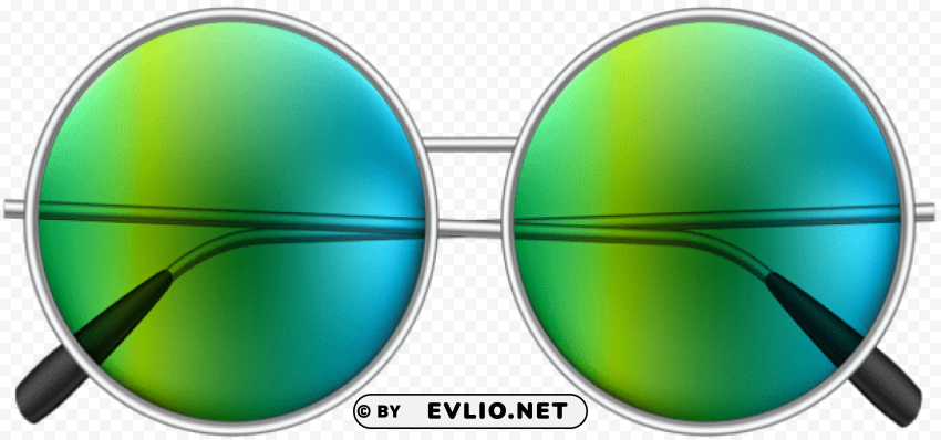 round hippie sunglasses Free PNG images with transparent layers