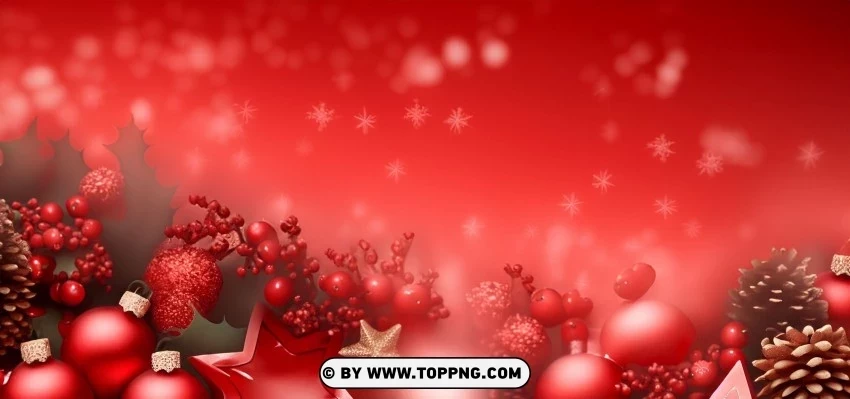 Dark Red Christmas Bells Background PNG transparent pictures for editing