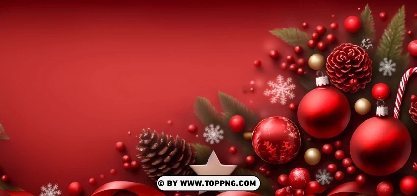 Dark Red Christmas Decorations 4K Wallpaper PNG transparent photos library