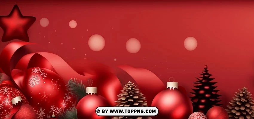 Dark Red Christmas Garland Wallpaper PNG transparent stock images