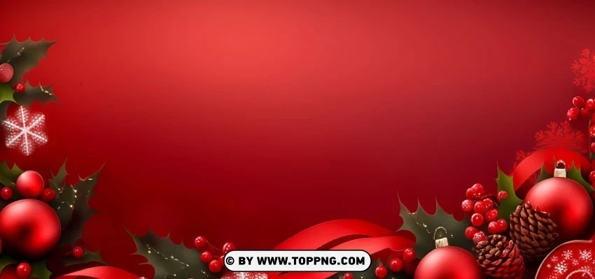 Dark Red Christmas Stars Wallpaper PNG with alpha channel for download