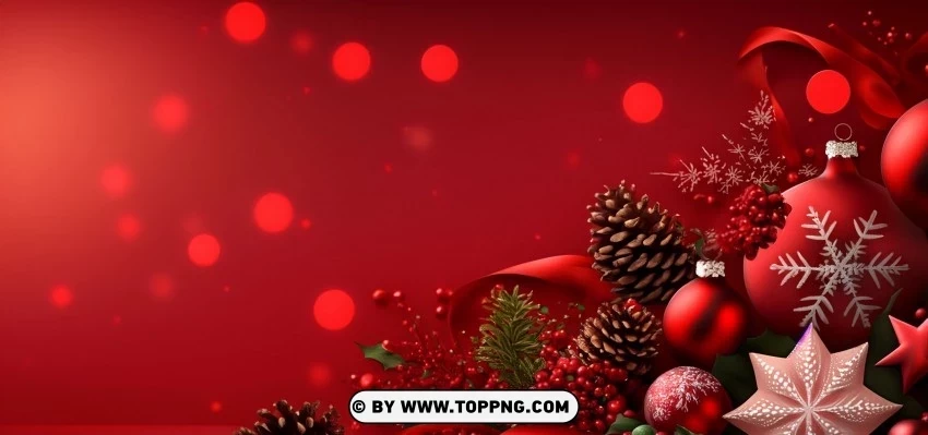 Dark Red Christmas Tree Lights Wallpaper PNG transparent photos for design - Image ID 115a695c