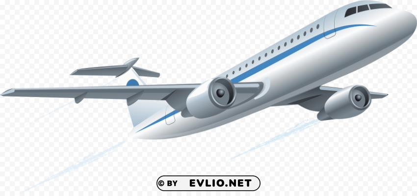 aircraft ClearCut Background Isolated PNG Design