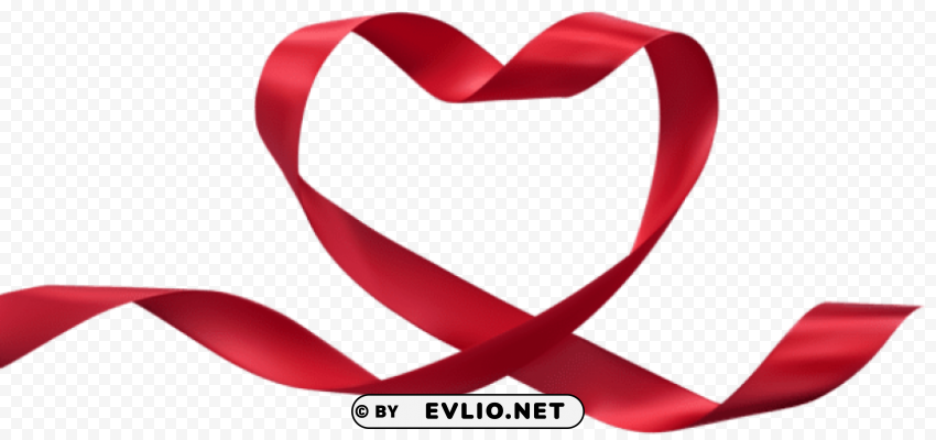 heart ribbon Isolated Object with Transparent Background in PNG png - Free PNG Images - 53274776