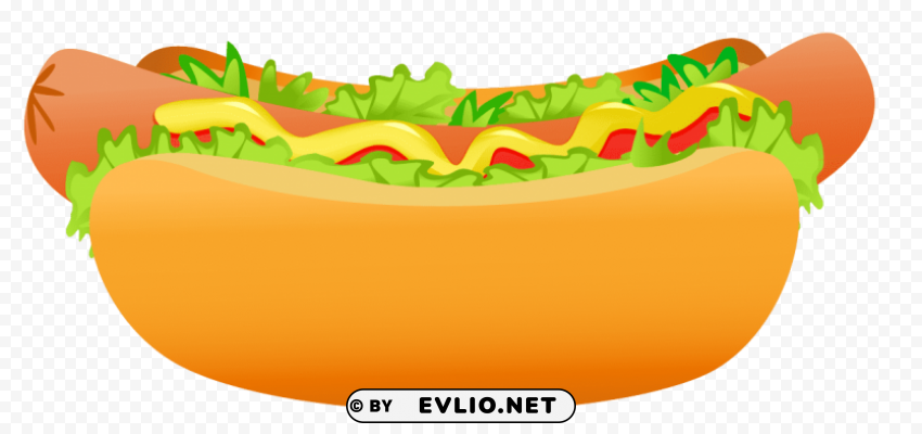 Hot Dog Isolated PNG On Transparent Background