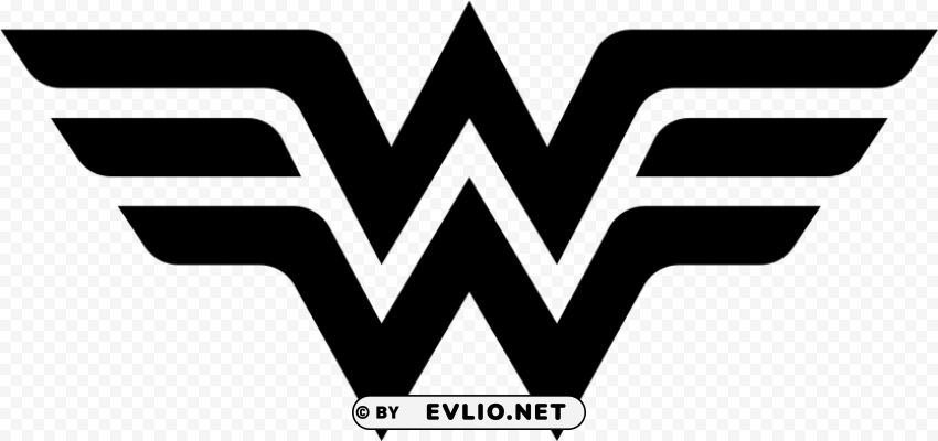wonder woman logo Clear image PNG