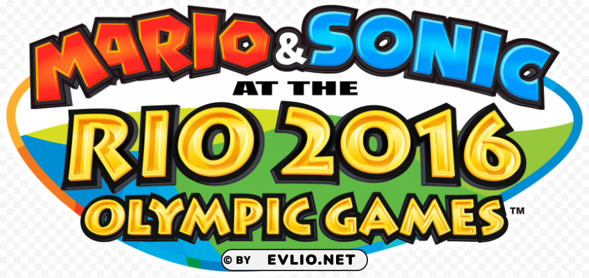 nintendo mario & sonic olympic games rio2016 3ds PNG images with no background needed