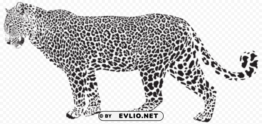 Jaguar Silhouette PNG Image With Isolated Artwork