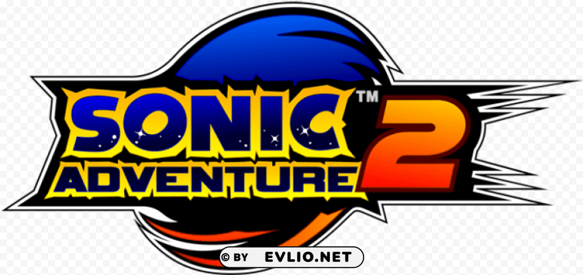 Sonic Adventure 2 Title Isolated Subject In Transparent PNG Format