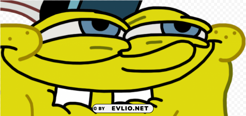 spongebob smile transparent PNG with no background required