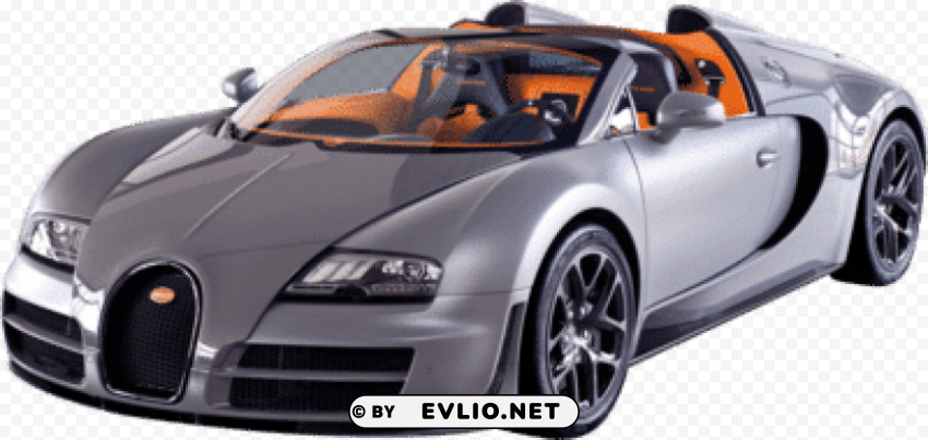 bugatti grey Transparent PNG Isolated Design Element
