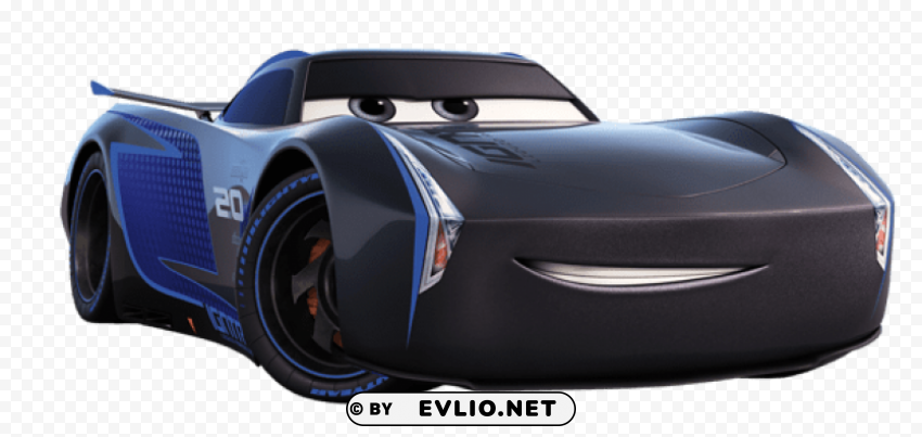 cars 3 jÐckson storm PNG Image with Transparent Isolation