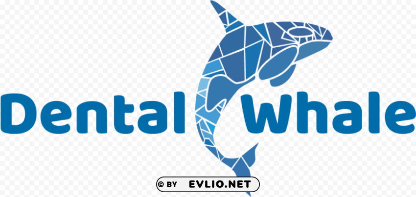 dental whale logo Clean Background Isolated PNG Image