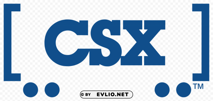 csx logo Transparent PNG Isolated Subject Matter