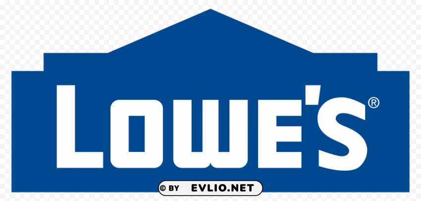 lowes logo Isolated Item with Transparent PNG Background