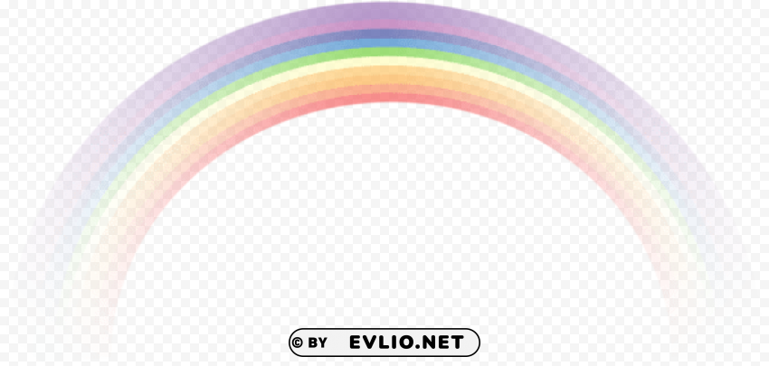 rainbow Transparent PNG Isolated Item with Detail