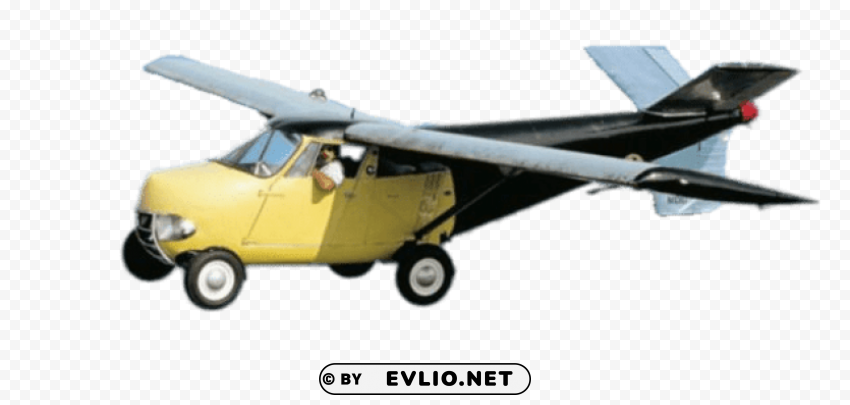 Self-made Flying Car ClearCut Background Isolated PNG Design