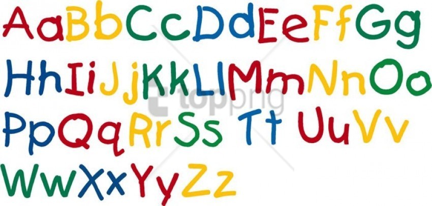 abc colors PNG for presentations