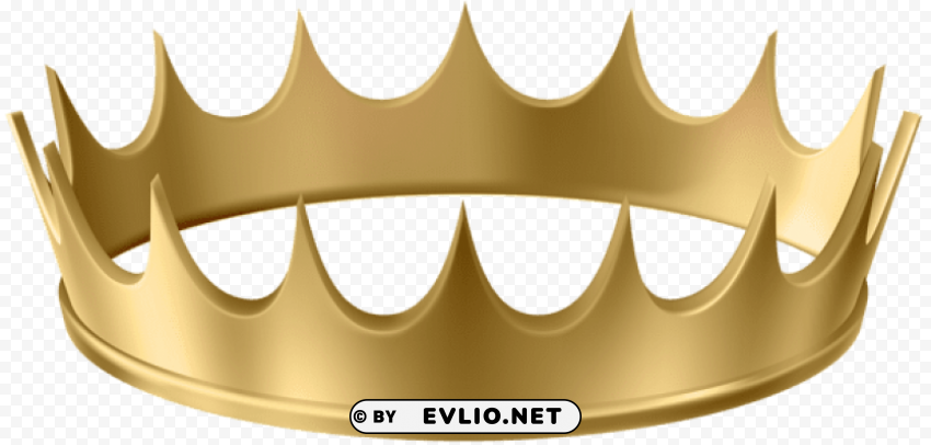 Gold Crown PNG Transparent Vectors