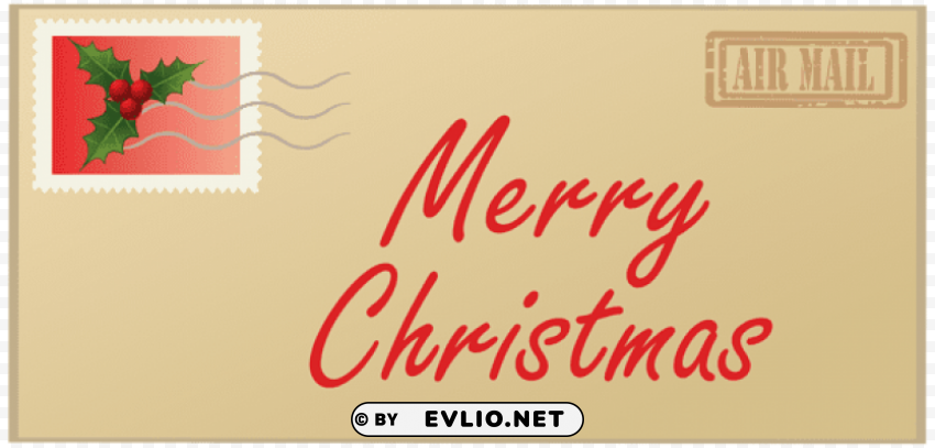 merry christmas letter PNG images with transparent elements pack