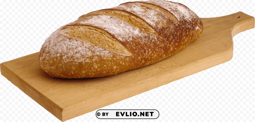 italian bread image Isolated Illustration with Clear Background PNG