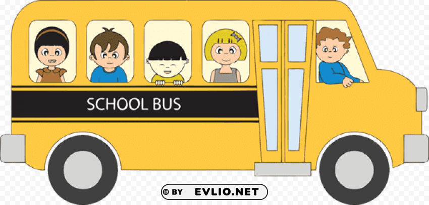 vector transparent clipart christmas free on - school bus clipart for kids PNG for design