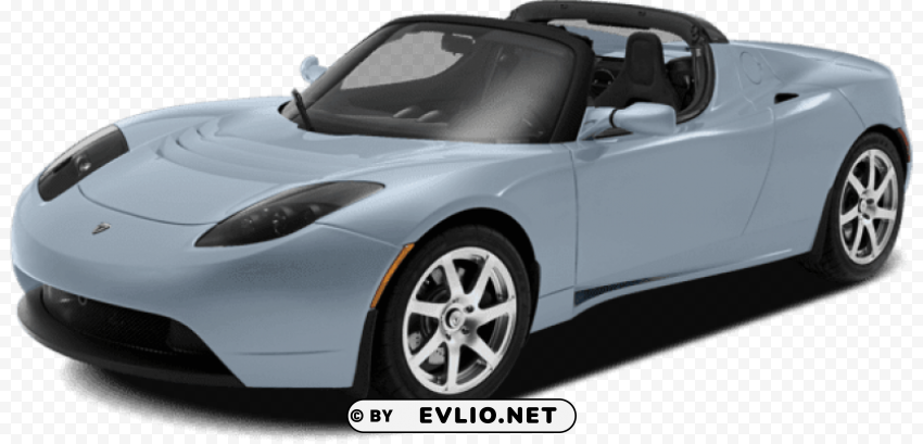tesla 2010 roadster Isolated Element with Transparent PNG Background