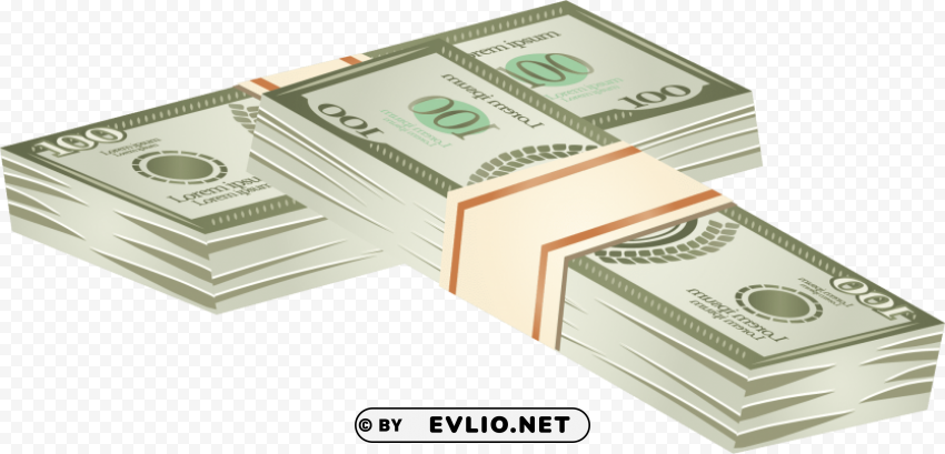 transparent background money PNG for blog use