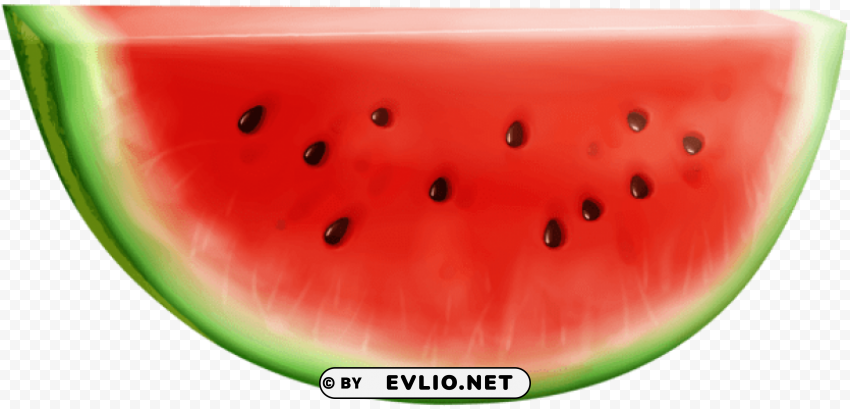 watermelon slice Isolated Subject with Clear Transparent PNG