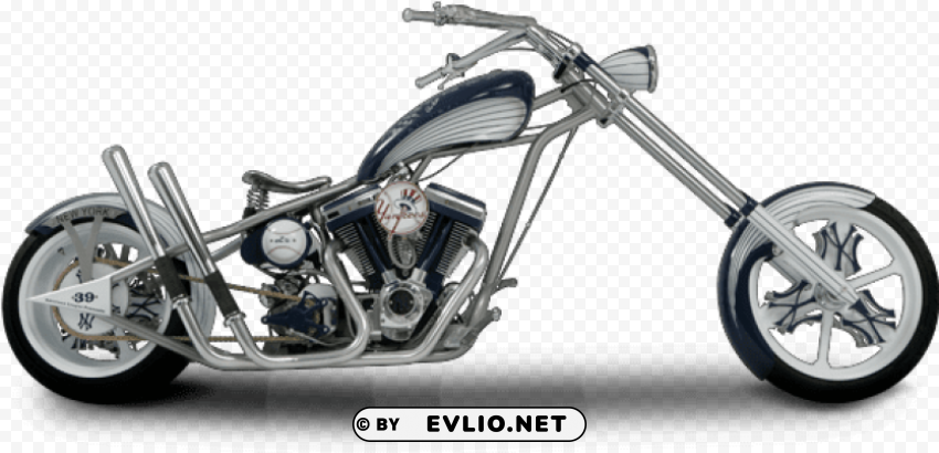 orange county choppers yankee bike Transparent background PNG stock