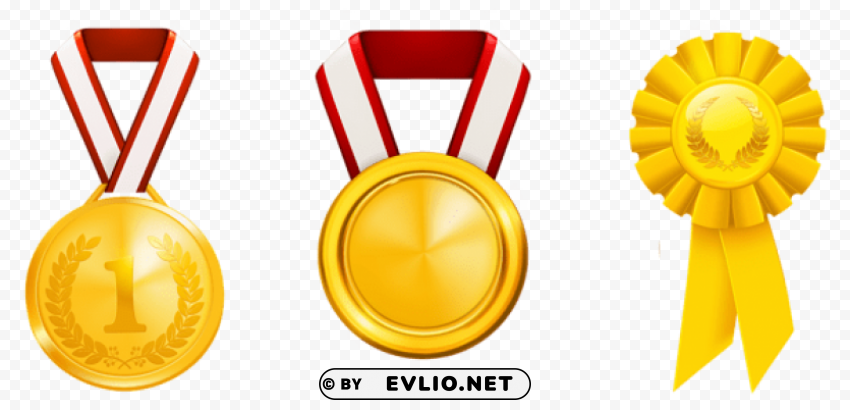 prizes honors set PNG transparent images for websites clipart png photo - 7036fba0