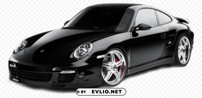 black porsche Images in PNG format with transparency
