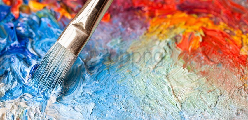 color painting Free PNG images with alpha channel set