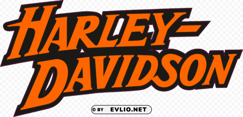harley davidson logo letters Isolated Subject on HighResolution Transparent PNG