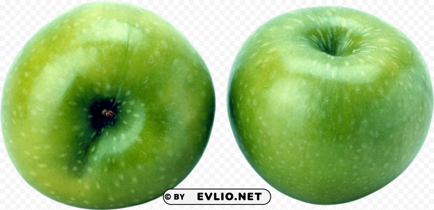 green apple's PNG files with clear background collection
