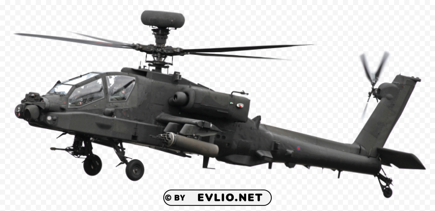 Helicopter Transparent PNG Illustration with Isolation