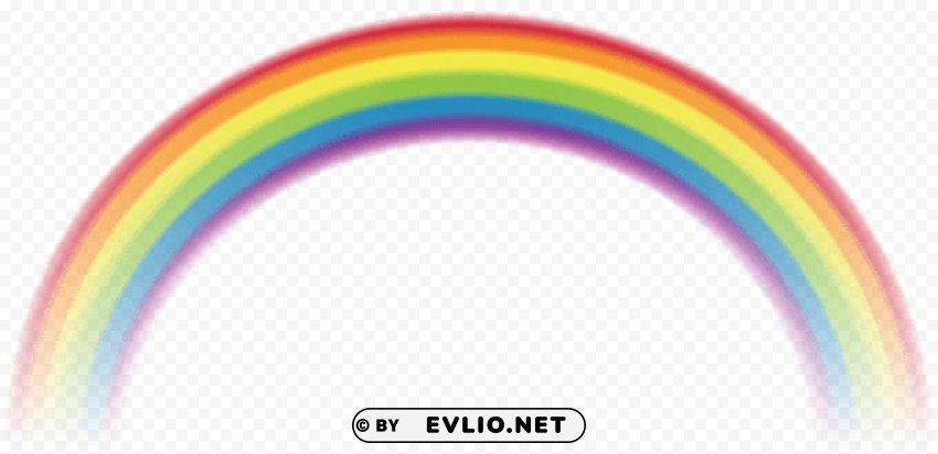 transparent rainbow PNG Image with Clear Background Isolation