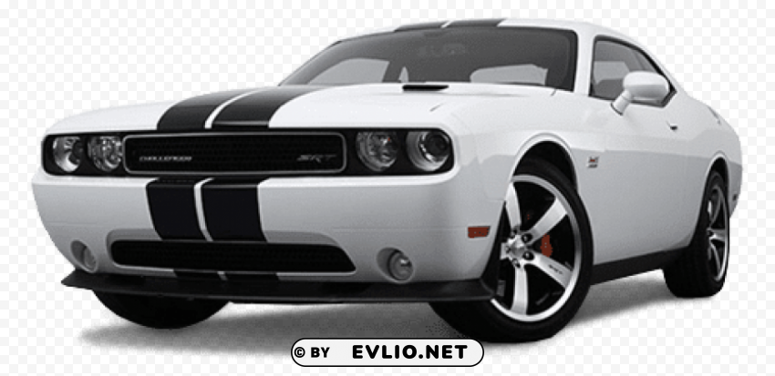 dodge challenger Clear Background Isolation in PNG Format