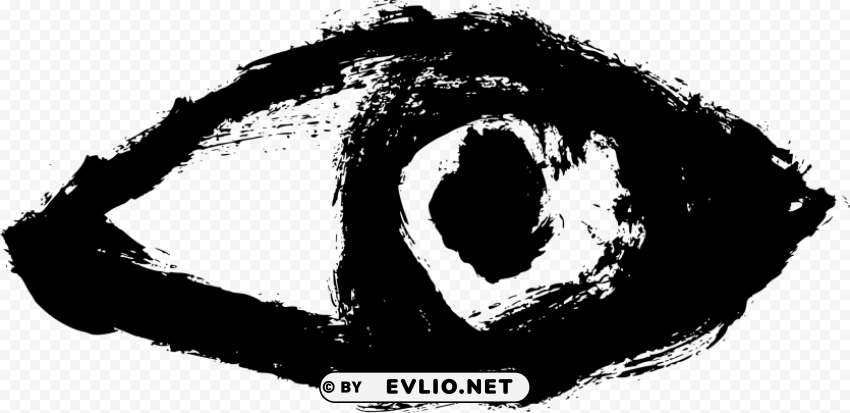  eye drawing Isolated Object with Transparent Background in PNG