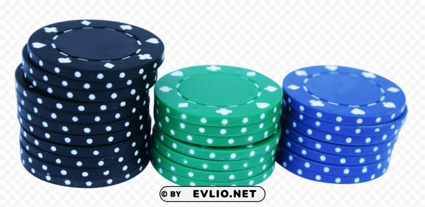 poker chips Clear Background PNG Isolated Design