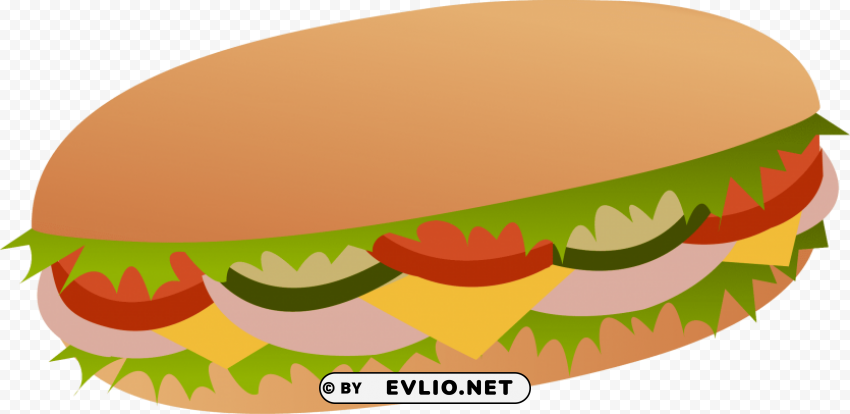 sub sandwich PNG Isolated Subject with Transparency