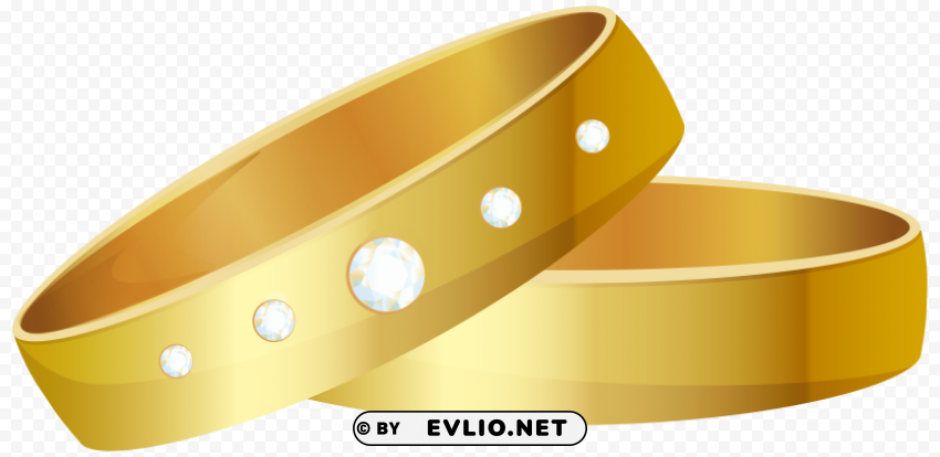 wedding rings gold High-quality transparent PNG images comprehensive set