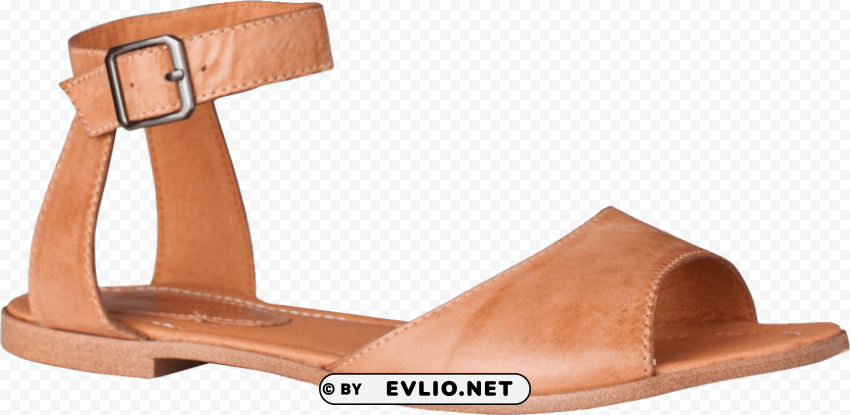 leather sandal ladies PNG transparent designs